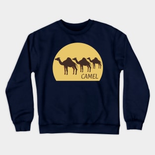 Camel Crewneck Sweatshirt